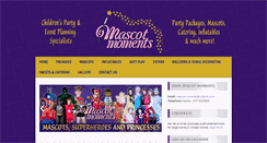 Desktop Screenshot of mascotmoments.com